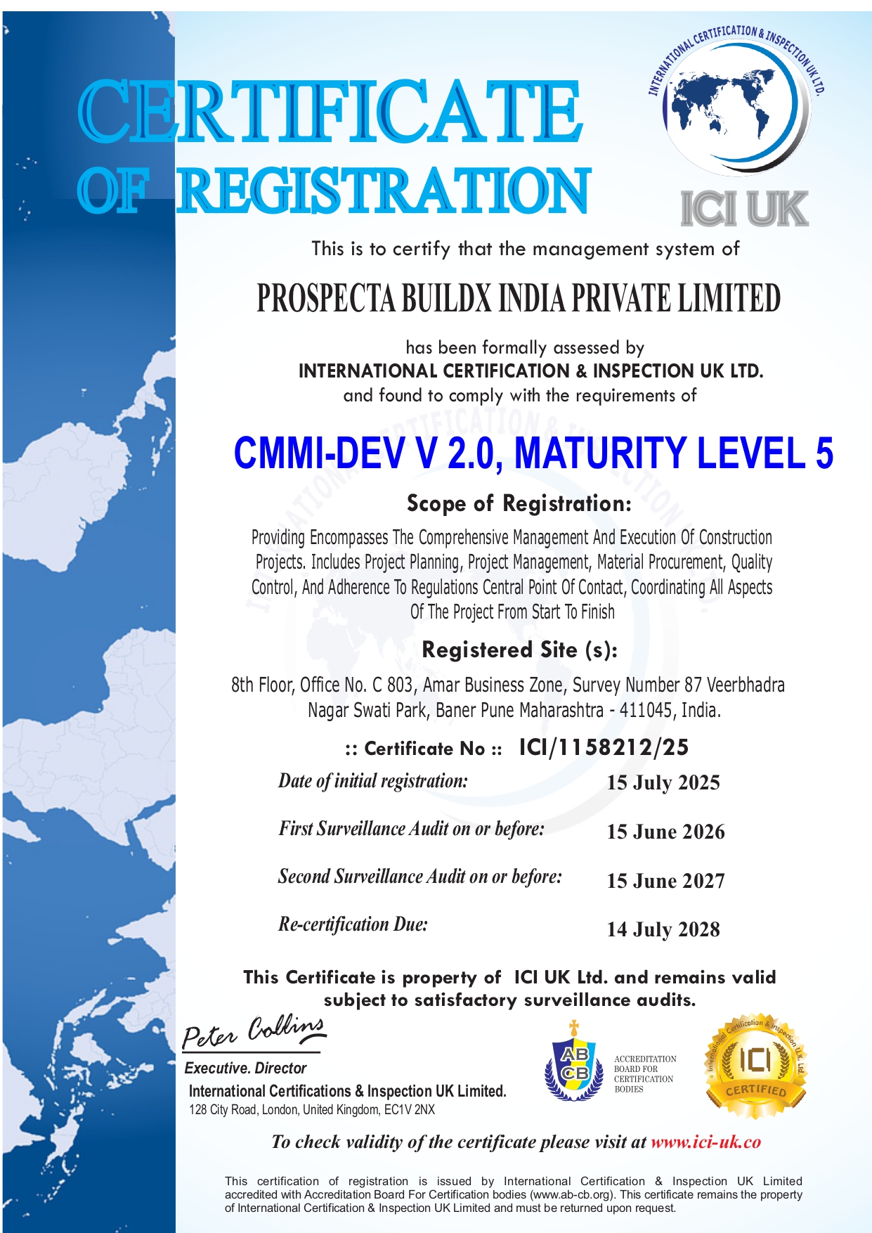 ISO 14001 Certificate